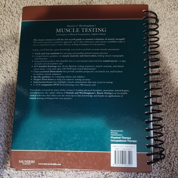 Daniels and Worthingham's Muscle Testing: Techniques of Manual Examination book - Picture 2 of 2
